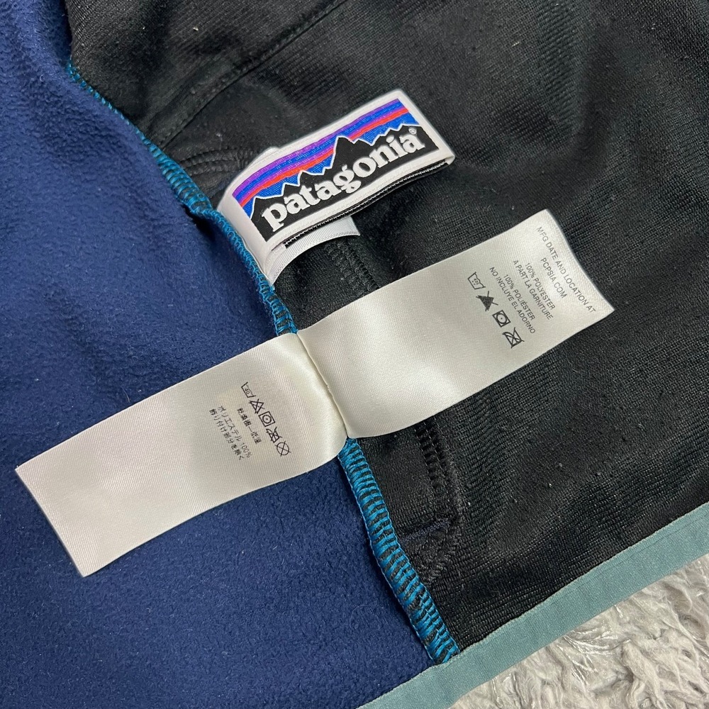 Patagonia Toddler Micro D Snap-T Full Zip Fleece Jacket 4T Blue 60155 - Picture 6 of 13